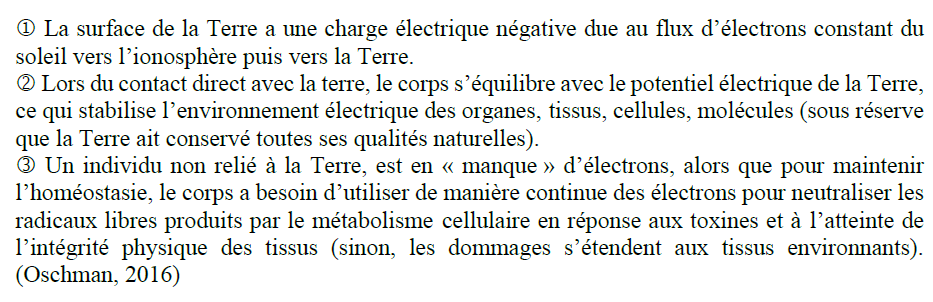 Légende mise à la terre